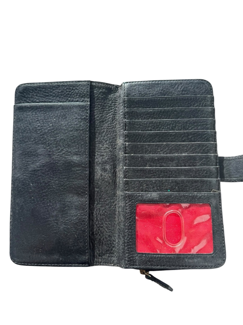 Vintage Dooney & Bourke Black Wallet with Gold Monogram - Picture 5 of 12